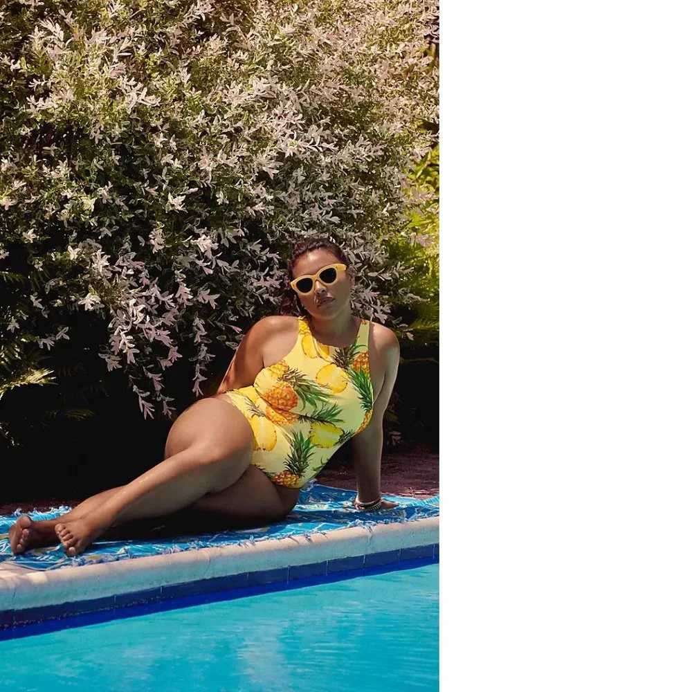 Anthropologie High-Neck One-Piece Swimsuit - Picture 3 of 9